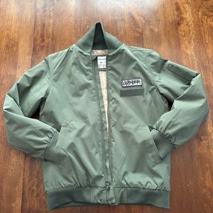 Quiksilver Sage Green Bomber Jacket